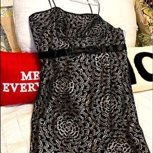 Black cocktail dress